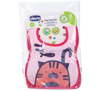 Chicco Bavaglini Pappa 6+ Mesi Colore Pink 1 pz Altro