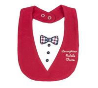 Chicco, Bavaglino adatte per tutte le feste di Natale (Rosso papillon)