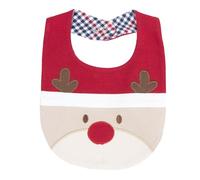 Chicco, Bavaglino adatte per tutte le feste di Natale (Rosso Renna)