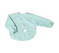 Chicco Bavaglino con Maniche Lunghe Impermeabile 6m+, Bavaglia Svezzamento Integrale con Protezione Stay-Dry e Tasca Raccogli-Briciole, Polsini Elasticizzati e Chiusura Regolabile, Lavabile