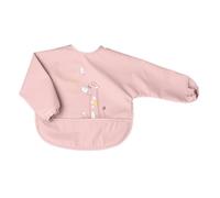 Chicco Bavaglino con Maniche Lunghe Impermeabile 6m+, Bavaglia Svezzamento Integrale con Protezione Stay-Dry e Tasca Raccogli-Briciole, Polsini Elasticizzati e Chiusura Regolabile, Lavabile