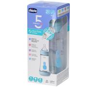 Chicco Biberon Chicco Perfect5 Boy 240ml, flusso medio, 2 pezzi