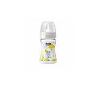 Chicco Biberon linea Benessere con tettarella in Silicone 250ml Flusso Normale Romantico 2-4 mesi+