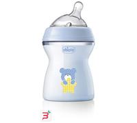 CHICCO BIBERON NAT FEEL PP 2M+ 250 ML BIMBO