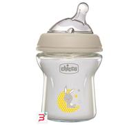 CHICCO BIBERON NAT FEEL VETRO 0M+ 150 ML