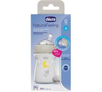 Chicco Biberon Natural Feeling 0M+ Vetro 250 ml