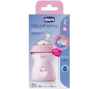 Biberon Chicco Natural Feeling 2m+ 250 ml Rosa
