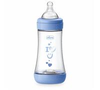 Chicco Biberon Neonato Perfect 5 Biberon Azzurro Flusso Medio 240