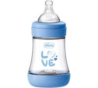 Perfect 5 Biberon 150Ml Flusso Lento Silicone Azzurro Chicco
