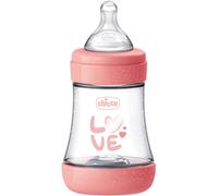 Chicco Biberon Neonato Perfect 5 Biberon Rosa Flusso Lento 0 Mesi+ 150 ml