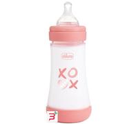 CHICCO BIBERON P5 240ML MED SILICONE GIRL