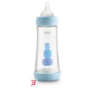 CHICCO BIBERON PERFECT 5 BOY 300 ML IN SILICONE 3 FORI
