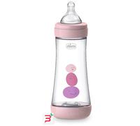 Chicco 00020235300000 biberon 330 ml Rosa, Trasparente Plastica