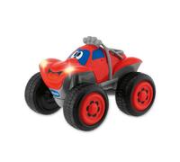 Chicco Billy Bigwheels, Macchina Telecomandata, con Telecomando Intuitivo a Forma di Volante e Ruote Grandi, Riproduce Suoni Reali di una Vera Macchina, Macchinine Giocattolo Bambini 2 - 6 Anni, Rossa