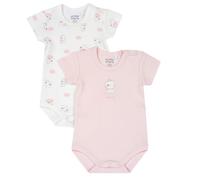 Chicco Body In Cotone, A Manica Corta, Apertura Entrogamba, Pigiamino per bambino e neonato Unisex - Bimbi 0-24, Rosa, 9 mesi