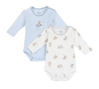 Chicco Body In Cotone, A Manica Lunga, Apertura Entrogamba, Pigiamino per bambino e neonato Unisex - Bimbi 0-24, Azzurro - 1M, 0 mesi