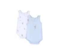 Chicco Set Body Senza Maniche Aggiuntivo, Pigiamino Unisex - Bimbi 0-24, Azzurro Chiaro, 0 mesi