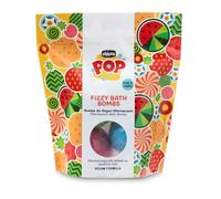 Chicco Bombe da Bagno 3 Pezzi Linea Chicco POP, Fizzy, Formula Vegana e Dermatologicamente Testata per Pelli Sensibili, 3 Profumazioni: Vaniglia, Fragola e Anguria, Regalo per Bambini dai 3 Anni