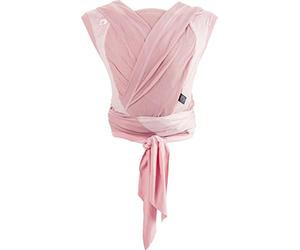 Chicco Boppy ComfyHug - Fascia per neonati ergonomica da 2,5 kg, zaino facile da usare e comodo, orientato verso i genitori, imbracatura regolabile, supporto testa e collo, rosa
