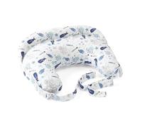 Boppy Cuscino Allattamento Deluxe, Supporto per Allattamento al Seno e con Biberon, Forma Ergonomica con Supporto per Mamma e Bambino, Imbottitura Piena, Sfoderabile e Lavabile in Lavatrice, 0M+