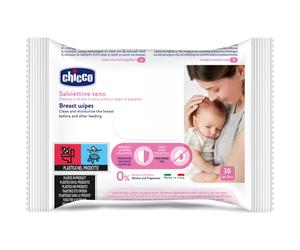 Chicco Breast Wipes salviette detergenti umidificate per il seno 16 pz