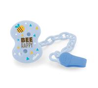Clip Chicco Con Catenella Bee Happy Azzurro