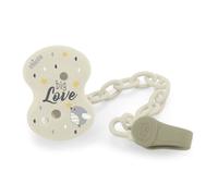 Clip Chicco Con Catenella Bee Happy Azzurro