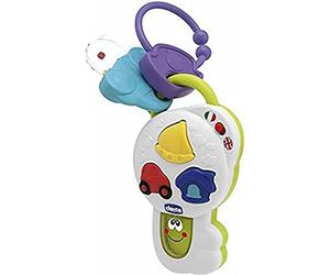 Chicco Chiave Giocattolo Parlante, Gioco Musicale Elettronico per la Prima Infanzia con Luci e Suoni, Giochi Educativi, Bilingue Italiano-Inglese, Insegna le prime parole in Inglese, 6-36 Mesi