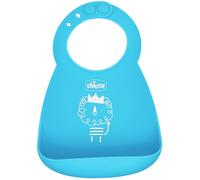 Chicco CHICCO BAVAGLIA SILICONE AZZURRO