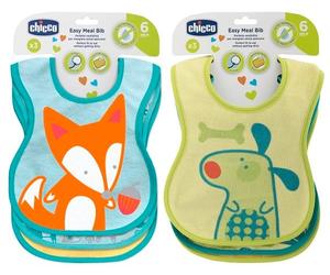 Chicco CHICCO BAVAGLINE PAPPA 6M+ 3PZ NEUTRE