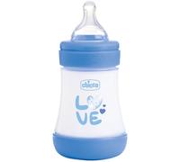Chicco Biberon Neonato Perfect 5 Biberon Azzurro Flusso Lento 150 Ml 0mesi+