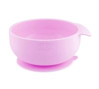 Ciotola Chicco in Silicone Rosa