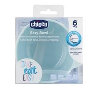 Chicco Ciotola in Silicone per Alimenti Semiliquidi Colore Azzurro, 1 Pezzo