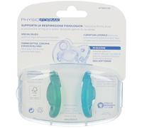 Chicco Ciuccio Chicco Physioforma Gommotto Silicone Boy 16-36m, 2 pezzi
