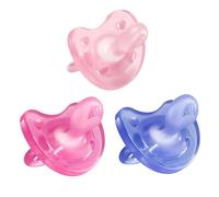 Chicco Ciuccio Chicco Physioforma Silicone Girl 6-16 mesi, 2 pezzi