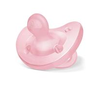 Chicco Ciuccio PhysioForma Silicone 6-16 mesi morbido, favorisce respirazione fisiologica Rosa 2 pz
