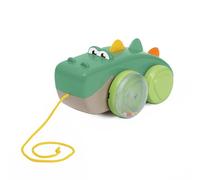 Chicco Coccodrillo Trainabile Eco+, Primo Gioco in plastica Riciclata, Leggero e Facile da afferrare, sviluppa Le capacità psicomotorie, 12-36 Mesi
