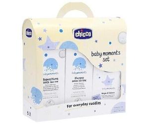 Chicco Cofanetto Cosmesi Baby Moments Set Regalo con Bagnoschiuma, Shampoo e Acq