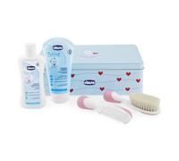 Chicco Cofanetto Natural Sensation Bagno Shampoo+Crema+Spazzola Pettine Rosa