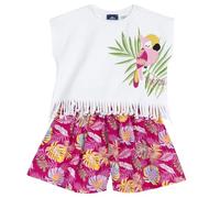 Chicco, Completo Bambina con T-shirt e Pantaloncini, Abbigliamento Neonata e Bambina, Designed in Italy