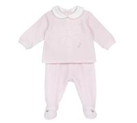 Chicco, Completo Neonata con Maglietta e Ghettine, in Morbida Ciniglia, Abbigliamento Bambina 0-24 Mesi, Designed in Italy