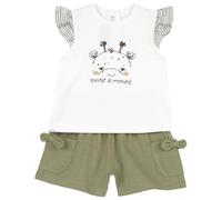 Chicco, Completo Neonata con T-shirt e Pantaloncini, Abbigliamento Bambina, Designed in Italy