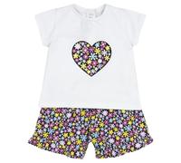 Chicco, Completo Neonata con T-shirt e Pantaloncini, Abbigliamento Bambina, Designed in Italy