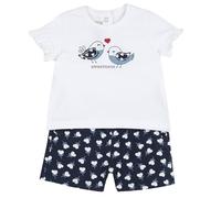 Chicco, Completo Neonata con T-shirt e Pantaloncini, Abbigliamento Bambina, Designed in Italy