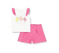 Chicco, Completo Neonata con T-shirt e Pantaloncini Corti, con Apertura sulla Schiena con Bottoncini, con Grafiche Moderne e alla Moda, in Cotone, Lavabile in Lavatrice, 0-24 Mesi, Designed in Italy