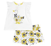 Chicco, Completo Neonata con T-shirt e Pantaloncini Corti, con Apertura sulla Schiena con Bottoncini, con Grafiche Moderne e alla Moda, in Cotone, Lavabile in Lavatrice, 0-24 Mesi, Designed in Italy