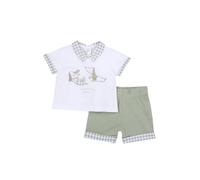 Chicco, Completo Neonato e Neonata, con Maglietta e Pantaloncini Eleganti, Ideale per Feste ed Eventi, Designed in Italy, Abbigliamento Neonato e Neonata 0-24 Mesi