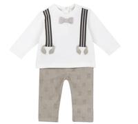 Chicco, Completo Neonato Elegante, con Maglietta e Pantaloni, Abbigliamento Bambino 0-24 Mesi, Idee Regalo Nascita, Designed in Italy