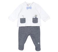 Chicco, Completo Neonato, Set Coprifasce e Ghettine in Morbida Ciniglia, Abbigliamento Bambino 0-24 Mesi, Designed in Italy