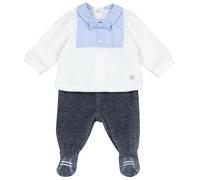 Chicco, Completo Neonato, Set Coprifasce e Ghettine in Morbida Ciniglia, Abbigliamento Bambino 0-24 Mesi, Designed in Italy